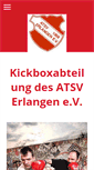 Mobile Screenshot of kickboxen-erlangen.de